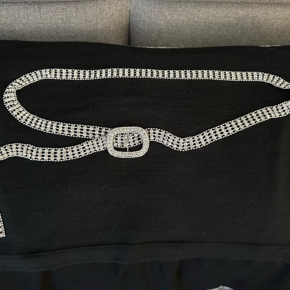 Dress rhinestone belt